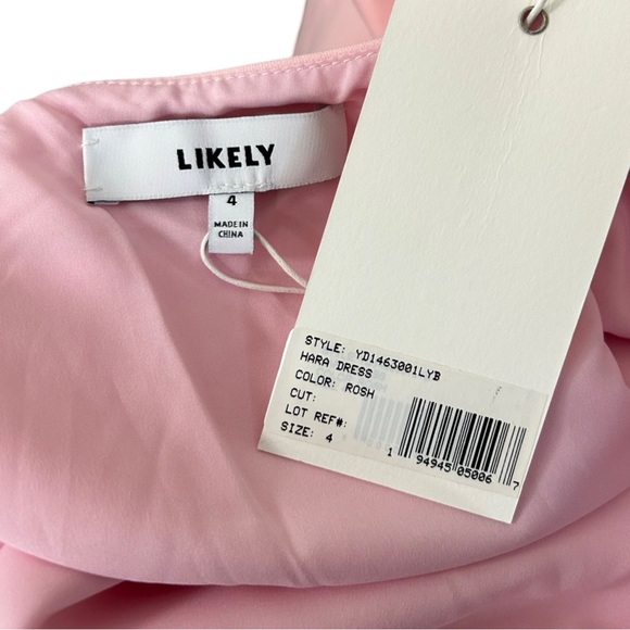 NWT Likely Hara Dress in Rose Shadow Pink Woman’s 4 - Picture 8 of 8